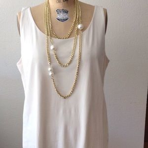 Flowy silk tank
